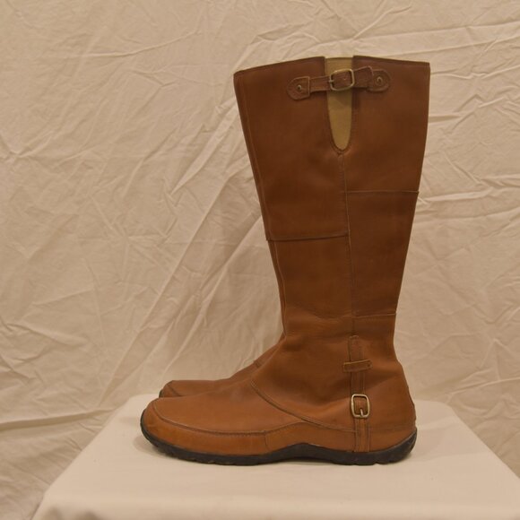 Brown Leather Women's Boots - Picture 3 of 15